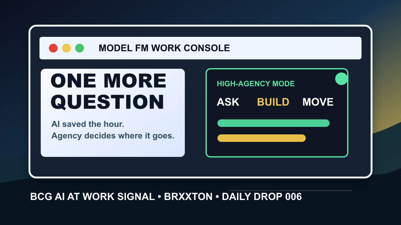 Model FM thumbnail for One More Question